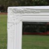 Wooden Europe Palace style Wall Mirror with White frame 137x76cm [SH76137-W] - Image 3