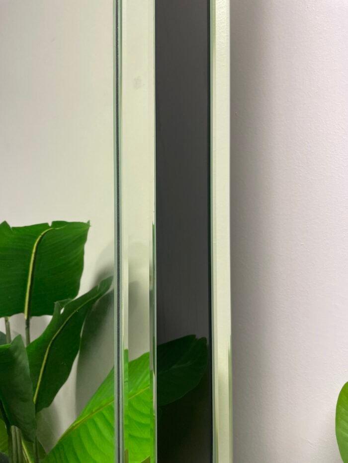 [Road Freight Only] Wishing Well Black and Silver Full Length Wall Mirror 80x150cm [PWB80150] - Image 3