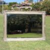 Wooden Europe Palace style Wall Mirror with silver frame 112x73cm [SH73112-S] - Image 2