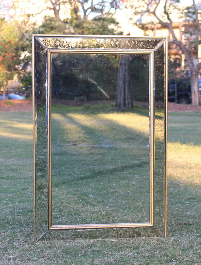 Wall Mirror Art Deco Bedroom Dressing 91x60cm [FG6091]
