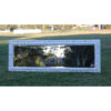 Europe palace style Embossed Wall Mirror White Wooden frame 143x51cm [KT51143] - Image 2