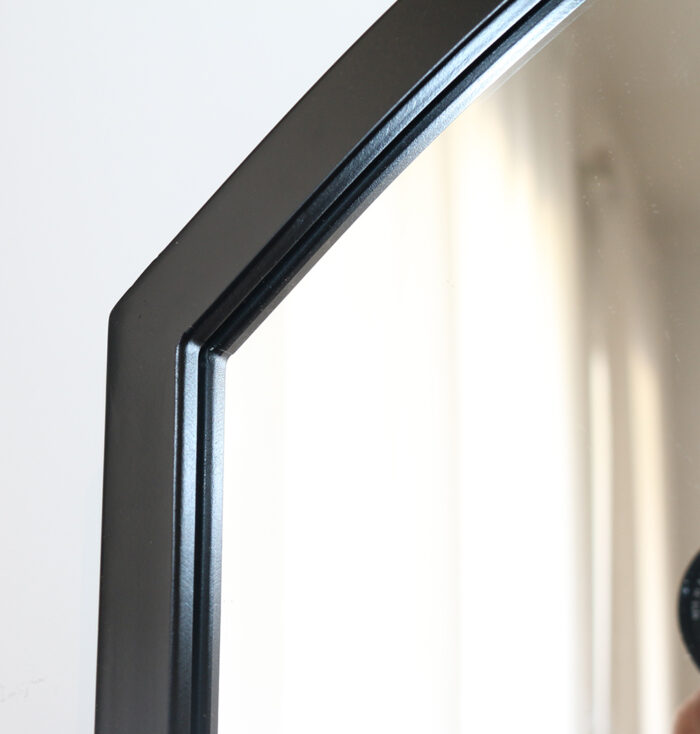 French Hampton Style Gallery Wall Mirror with Black frame 100x180cm [PBO100180] - Image 8