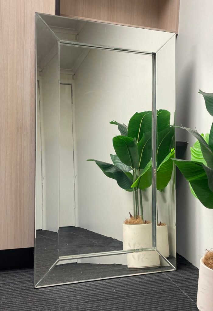 [Local Delivery Only] WALL MIRROR-ART DECO-bedroom metro dressing leaning 80x137cm [PU80137-S]