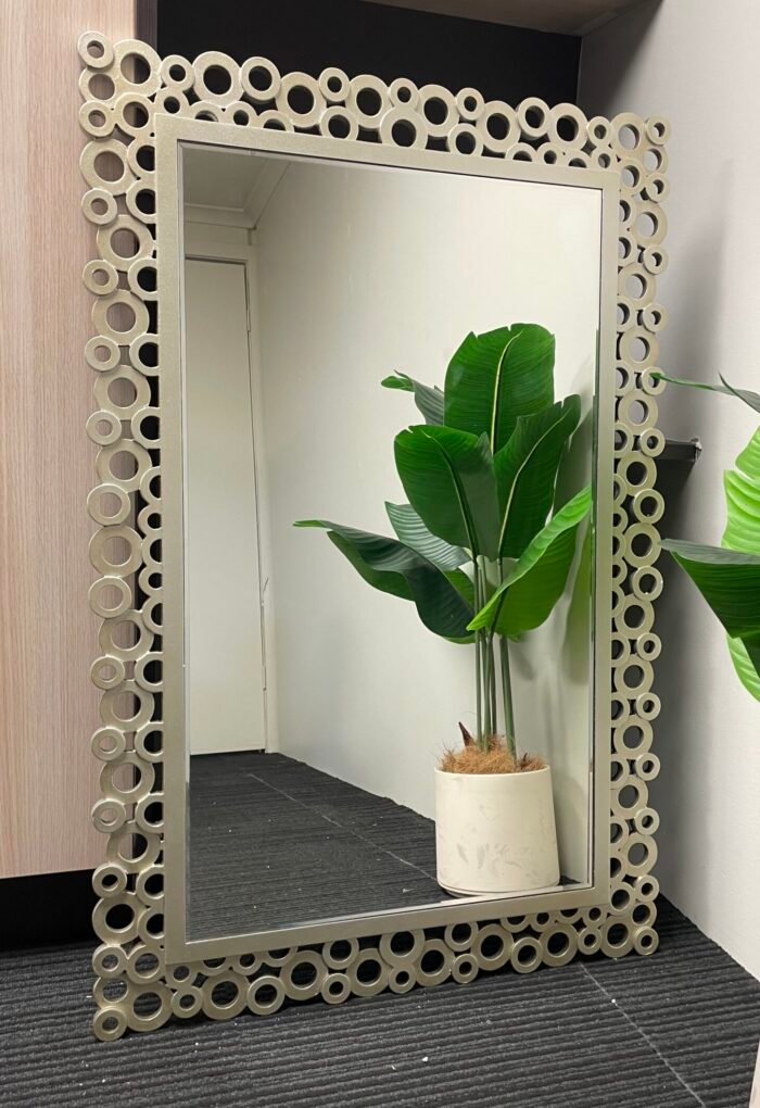 Mirror Silver wall mirror & Frame Antique 80x121cm [WD80121-S]