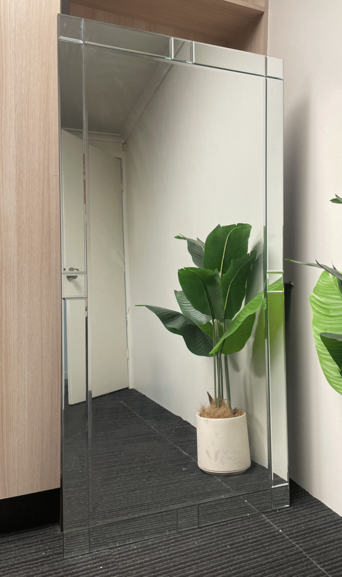 WALL MIRROR-ART DECO-bedroom metro dressing leaning 74x150cm [PB74150]