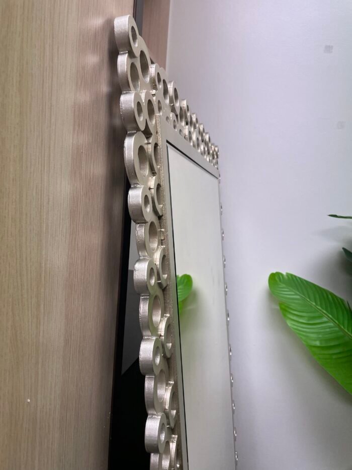 Mirror Silver wall mirror & Frame Antique 80x121cm [WD80121-S] - Image 4